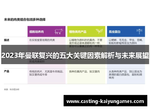 2023年曼联复兴的五大关键因素解析与未来展望